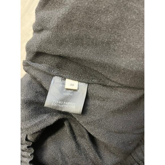 ETOILE ISABEL MARANT Black Side Slit Accent Short Mini Skirt EU 38 - Picture 5 of 5